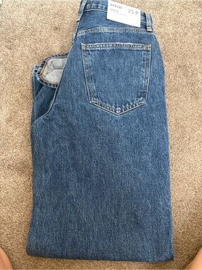 NWT Agolde Dame No Cuff Jean -25P